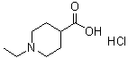 结构式 CAS# 193537-75-6, 1-乙基-4-哌啶羧酸盐酸盐