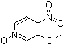 结构式 CAS# 19355-04-5, 3-甲氧基-4-硝基吡啶 N-氧化物