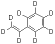 Perdeuteriostyrene molecular structure (CAS 19361-62-7)