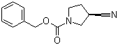 (S)-1-N-Cbz-3-cyanopyrrolidine molecular structure (CAS 193693-69-5)