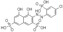 Chlorophosphonazo I molecular structure (CAS 1938-82-5)