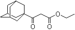 structure of CAS# 19386-06-2, beta-Oxo-1-adamantanepropionic acid ethyl ester;Ethyl 3-(adamant-1-yl)-3-oxopropionate