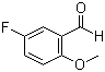 结构式 CAS# 19415-51-1, 5-氟-2-甲氧基苯甲醛