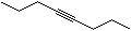 structure of CAS# 1942-45-6, 4-Octyne;1,2-Dipropylacetylene; Dipropylacetylene; Dipropylethyne
