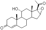 11a-Hydroxy-16,17a-epoxyprogesterone molecular structure (CAS 19427-36-2)