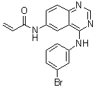 N-[4-[(3-Bromophenyl)amino]-6-quinazolinyl]-2-propenamide molecular structure (CAS 194423-15-9)