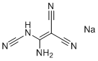 Cyanamide, (1-amino-2,2-dicyanoethenyl)-, monosodium salt molecular structure (CAS 19450-38-5)