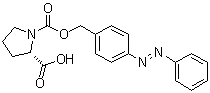 (2S)-1,2-Pyrrolidinedicarboxylic acid 1-[[4-(2-phenyldiazenyl)phenyl]methyl] ester molecular structure (CAS 194541-47-4)