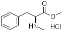 N-Methyl-L-phenylalanine methyl ester hydrochloride molecular structure (CAS 19460-86-7)