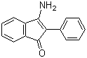 结构式 CAS# 1947-47-3, 3-氨基-2-苯基茚酮