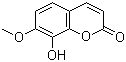 structure of CAS# 19492-03-6, Daphnetin 7-methyl ether;7-Methoxy-8-hydroxycoumarin; 8-Hydroxy-7-methoxycoumarin