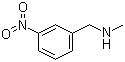 结构式 CAS# 19499-61-7, N-甲基-3-硝基苄胺; N-甲基-N-(3-硝基苄基)胺