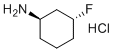 structure of CAS# 1951441-43-2, trans-3-Fluorocyclohexanamine HCl;(1R,3R)-3-fluorocyclohexan-1-amine;hydrochloride