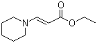 Ethyl 3-(1-piperidinyl)acrylate molecular structure (CAS 19524-67-5)