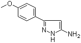 结构式 CAS# 19541-95-8, 3-(4-甲氧基苯基)-1H-吡唑-5-胺