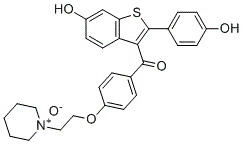 Raloxifene N-Oxide molecular structure (CAS 195454-31-0)