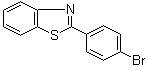 2-(4-溴苯基)苯并噻唑分子结构 (CAS 19654-19-4)