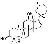 人参二醇分子结构 (CAS 19666-76-3)