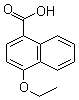 4-Ethoxy-1-naphthalenecarboxylic acid molecular structure (CAS 19692-24-1)