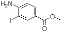 Methyl 4-amino-3-iodobenzoate molecular structure (CAS 19718-49-1)