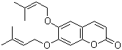 6,7-Bis[(3-methyl-2-butenyl)oxy]coumarin molecular structure (CAS 19723-20-7)
