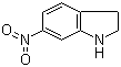 结构式 CAS# 19727-83-4, 6-硝基吲哚啉