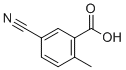 5-氰基-2-甲基苯甲酸分子结构 (CAS 1975-54-8)