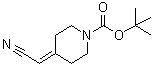 结构式 CAS# 197569-11-2, 4-氰基亚甲基哌啶-1-羧酸叔丁酯