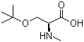 O-tert-Butyl-N-methyl-L-serine molecular structure (CAS 197632-83-0)