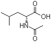 结构式 CAS# 19764-30-8, N-乙酰基-D-亮氨酸