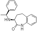 (3S)-1,3,4,5-Tetrahydro-3-[[(1S)-1-phenylethyl]amino]-2H-1-benzazepin-2-one molecular structure (CAS 197658-50-7)