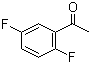 2,5-二氟苯乙酮分子结构 (CAS 1979-36-8)