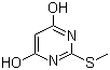 结构式 CAS# 1979-98-2, 4,6-二羟基-2-甲巯基嘧啶