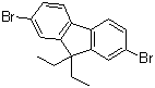 2,7-Dibromo-9,9-diethylfluorene molecular structure (CAS 197969-58-7)