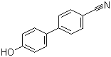 4'-Hydroxy-4-biphenylcarbonitrile molecular structure (CAS 19812-93-2)