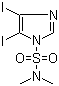 N,N-Dimethyl-4,5-diiodo-1H-imidazole-1-sulfonamide molecular structure (CAS 198127-92-3)