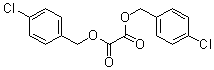 二(4-氯苄基)草酸酯分子结构 (CAS 19829-42-6)