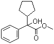 结构式 CAS# 19833-96-6, 2-环戊基-2-羟基苯乙酸甲酯