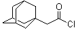 1-Adamantaneacetyl chloride molecular structure (CAS 19835-38-2)