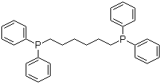 structure of CAS# 19845-69-3, 1,6-Bis(diphenylphosphino)hexane;6-diphenylphosphanylhexyl(diphenyl)phosphane