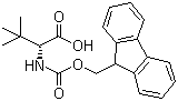 结构式 CAS# 198543-64-5, Fmoc-D-叔亮氨酸; N-芴甲氧羰基-D-叔亮氨酸