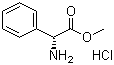 D-Phenylglycine methyl ester hydrochloride molecular structure (CAS 19883-41-1)