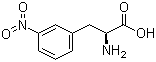 structure of CAS# 19883-74-0, 3-Nitro-L-phenylalanine