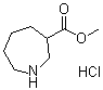 结构式 CAS# 198959-48-7, 六氢-1H-氮杂卓-3-羧酸甲酯盐酸盐