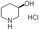 结构式 CAS# 198976-43-1, (R)-3-羟基哌啶盐酸盐