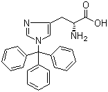 1-(Triphenylmethyl)-D-histidine molecular structure (CAS 199119-46-5)