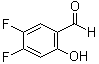 4,5-Difluoro-2-hydroxybenzaldehyde molecular structure (CAS 199287-52-0)
