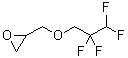 structure of CAS# 19932-26-4, 2-[(2,2,3,3-Tetrafluoropropoxy)methyl]oxirane;2-[(2,2,3,3-Tetrafluoropropoxy)methyl]oxirane; 1,2-Epoxy-3-(2,2,3,3-tetrafluoropropoxy)propane; E 5244; Glycidyl 2,2,3,3-tetrafluoropropyl ether