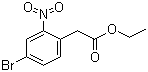 Ethyl 2-(4-bromo-2-nitrophenyl)acetate molecular structure (CAS 199328-35-3)