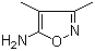 3,4-Dimethylisoxazol-5-amine molecular structure (CAS 19947-75-2)
